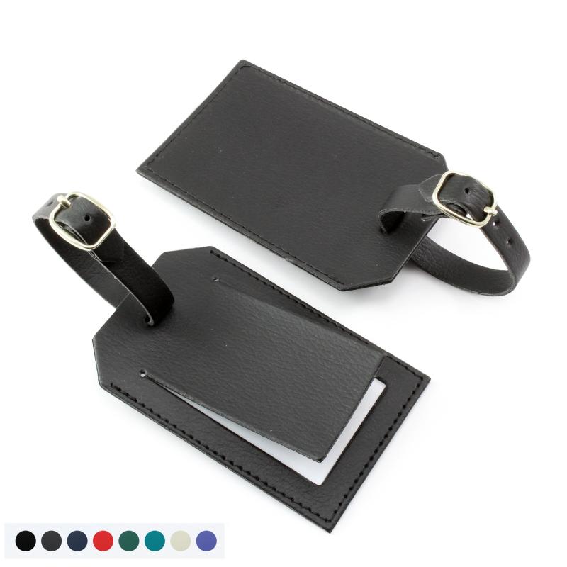 ELeather Rectangular Luggage Tag