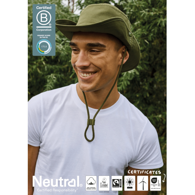 Neutral Fairtrade Organic Safari Hat