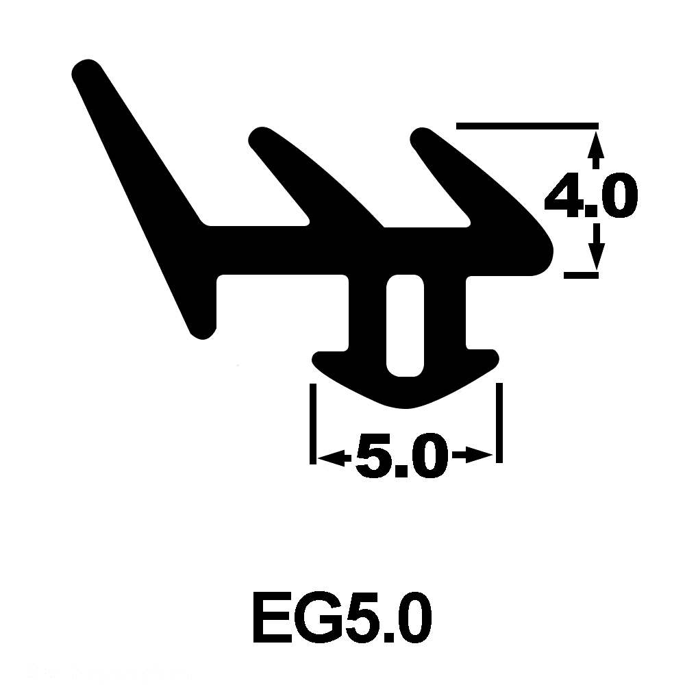 UK Suppliers Of E-Type Gasket 5 x 4mm
