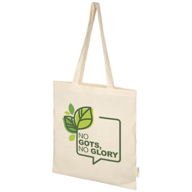 Orissa 100 g/m² GOTS organic cotton tote bag