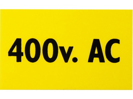 Danger 400 v AC