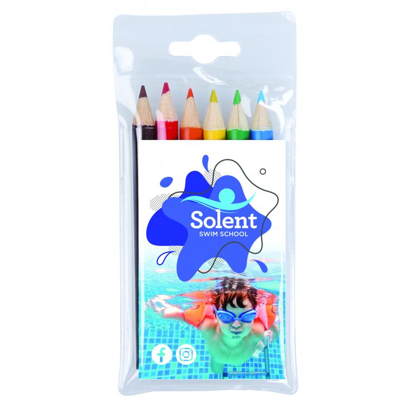 6 Pack of Colouring Pencils