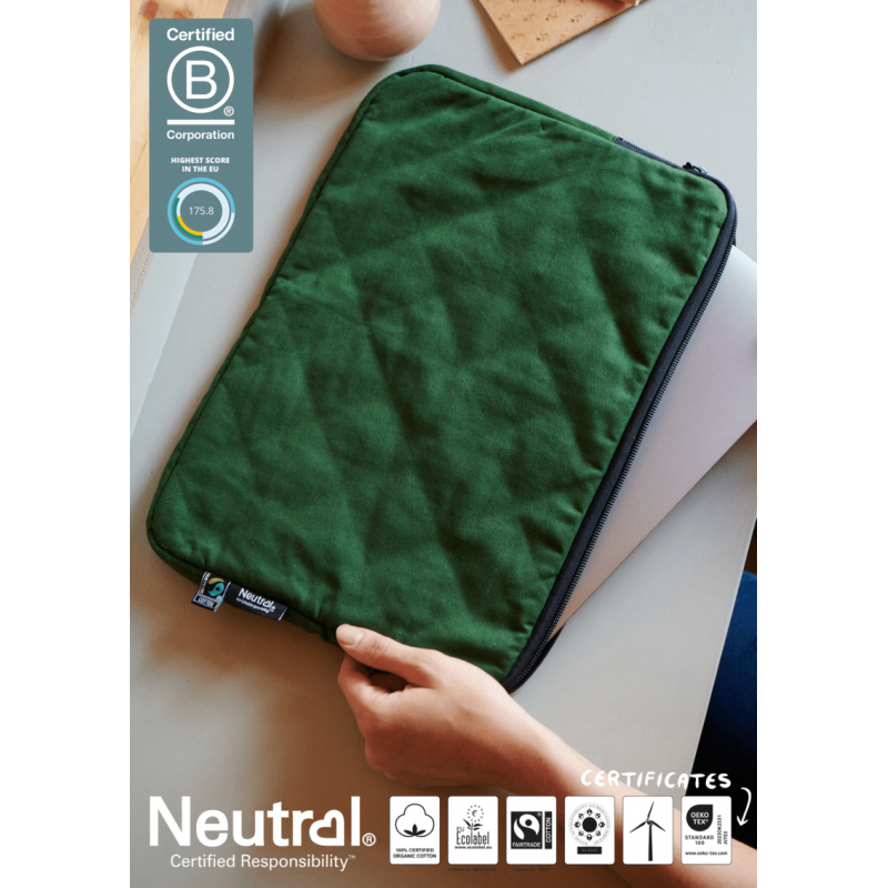 Neutral Fairtrade Organic Laptop Bag 15"