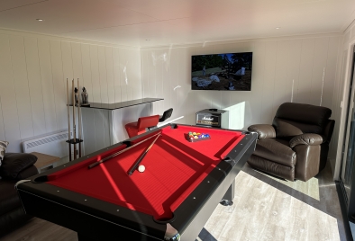 Outdoor Games Room For Entertaining Guests