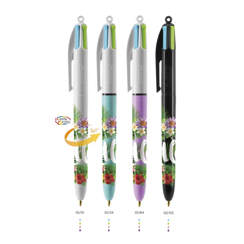 BIC® 4 Colours Fashion ballpen + Lanyard Digital