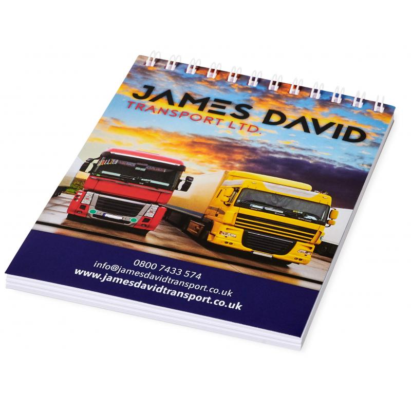 Desk-Mate® wire-o A6 notebook - 80 pages