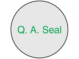 Q. A. Seal label