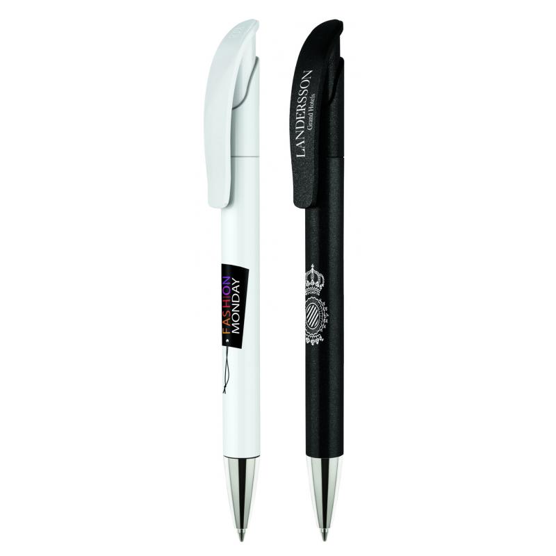 senator® Challenger Polished Plastic Ballpen With Metal Nose Cone