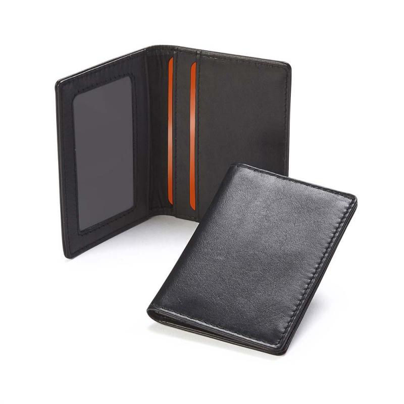 Sandringham Nappa Leather Luxury Leather Card Case with RFID Protection