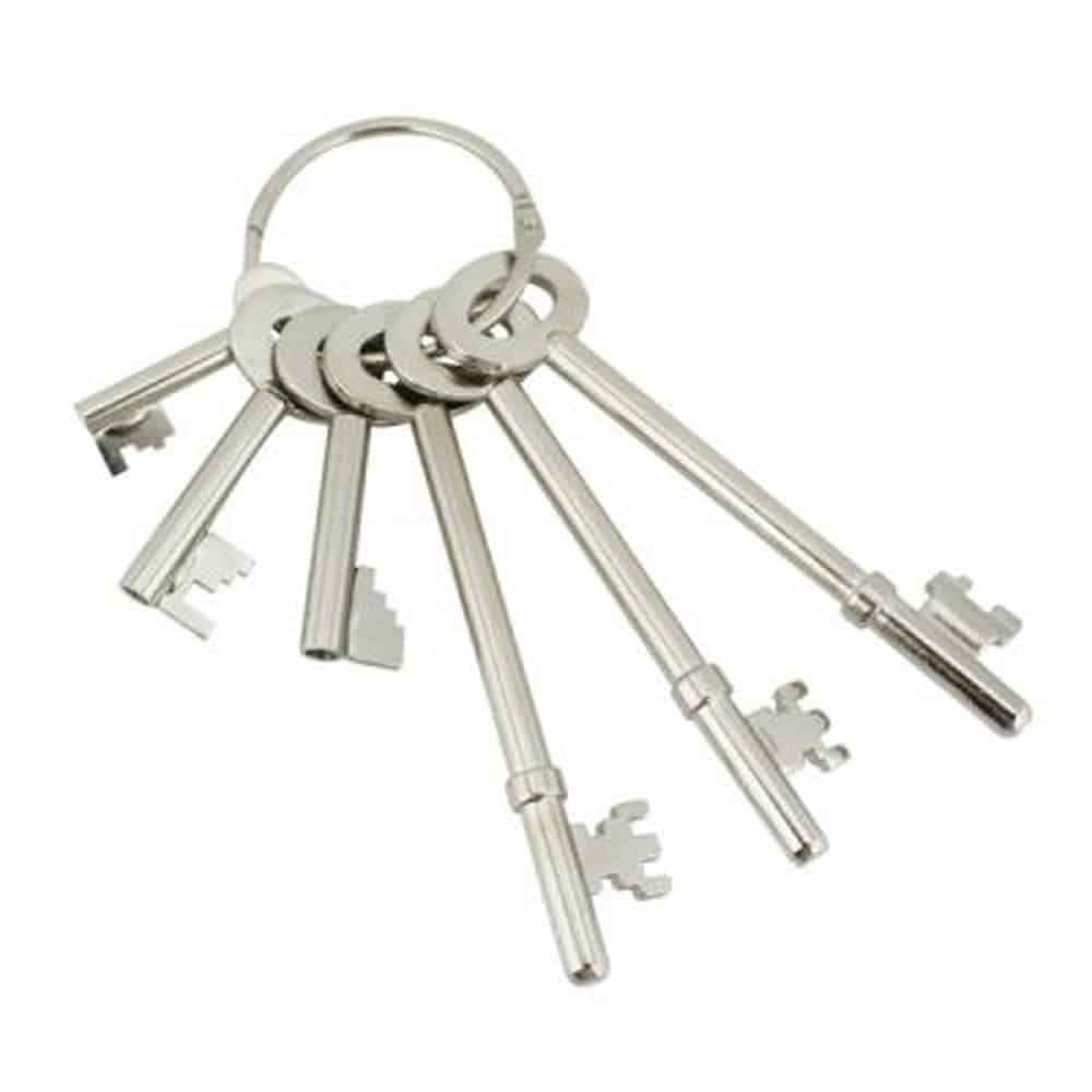 UK Suppliers Of Fire Brigade Pre Cut Keys (Set of 6)