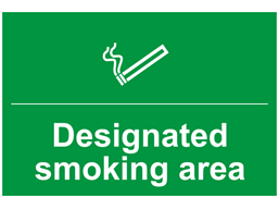 Designated smoking area