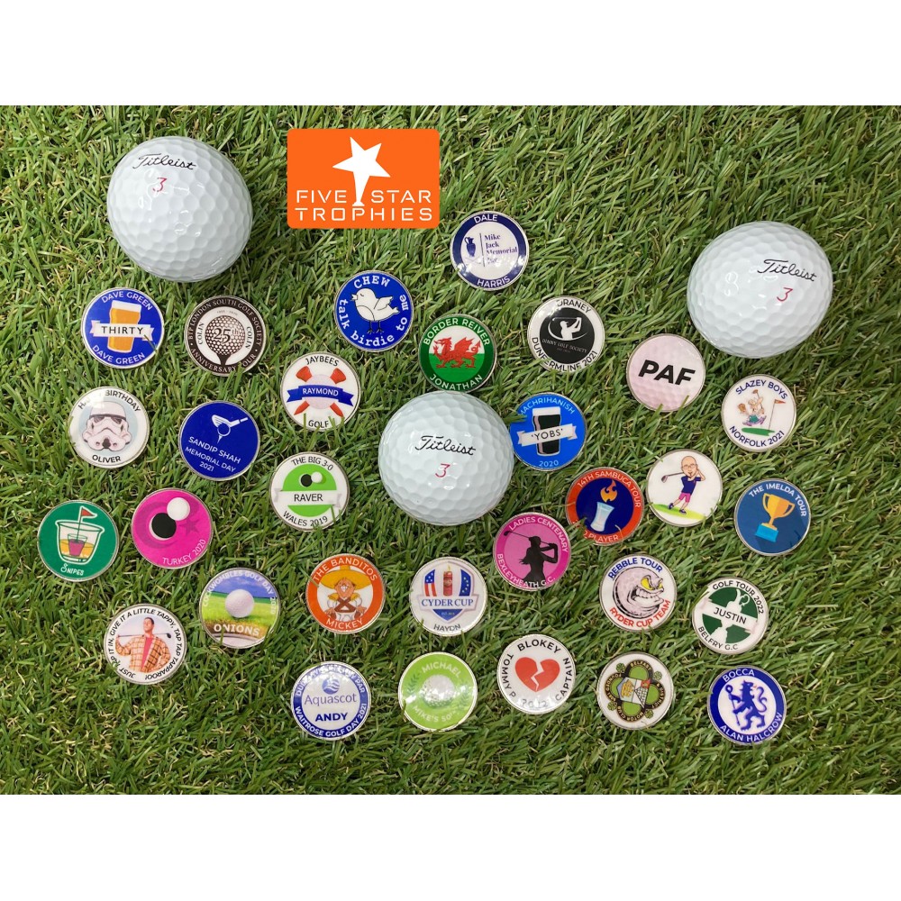 Personalised Golf Ball Markers