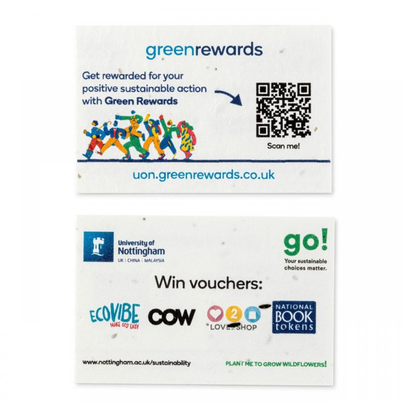 Seed Paper Business Cards - 140gsm Seed Paper