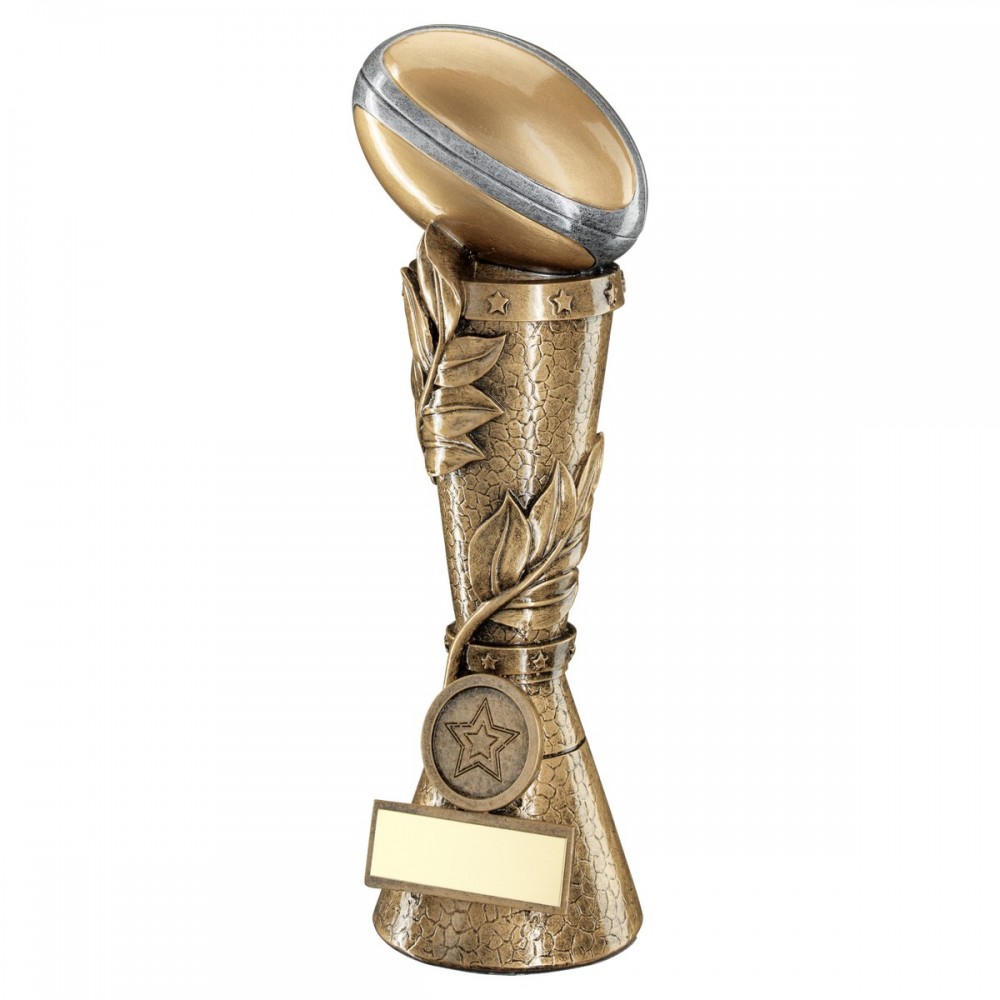 Rugby Ball Tower Trophy - 3 sizes