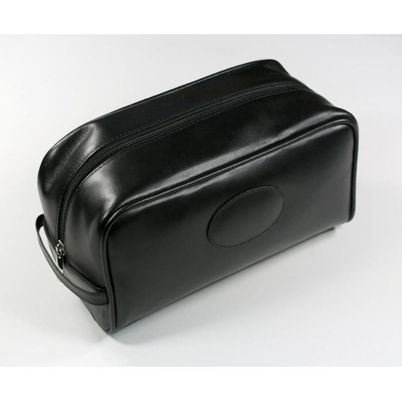 Malvern Leather Wash Bag