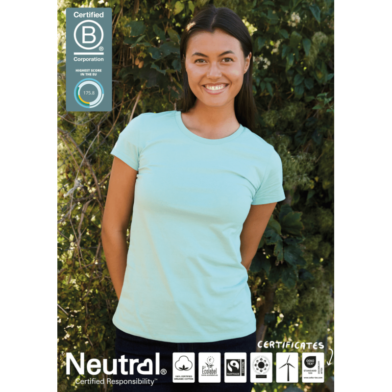 Neutral Fairtrade Organic Ladies Fit T-Shirt