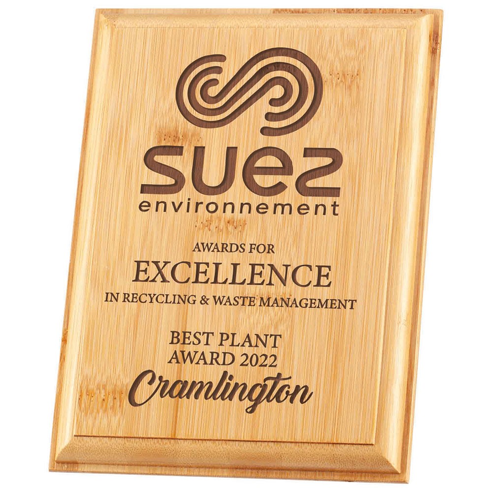 Laser Engraved Wooden Plaque - 4 sizes