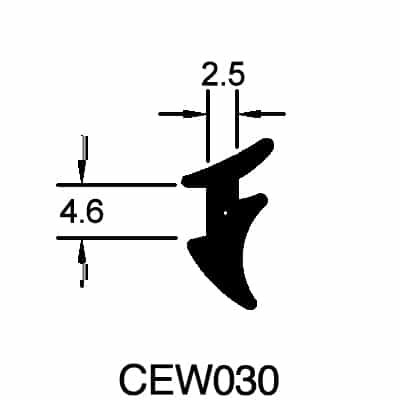 UK Suppliers Of Wedge Gasket (4.6mm x 2.5mm)
