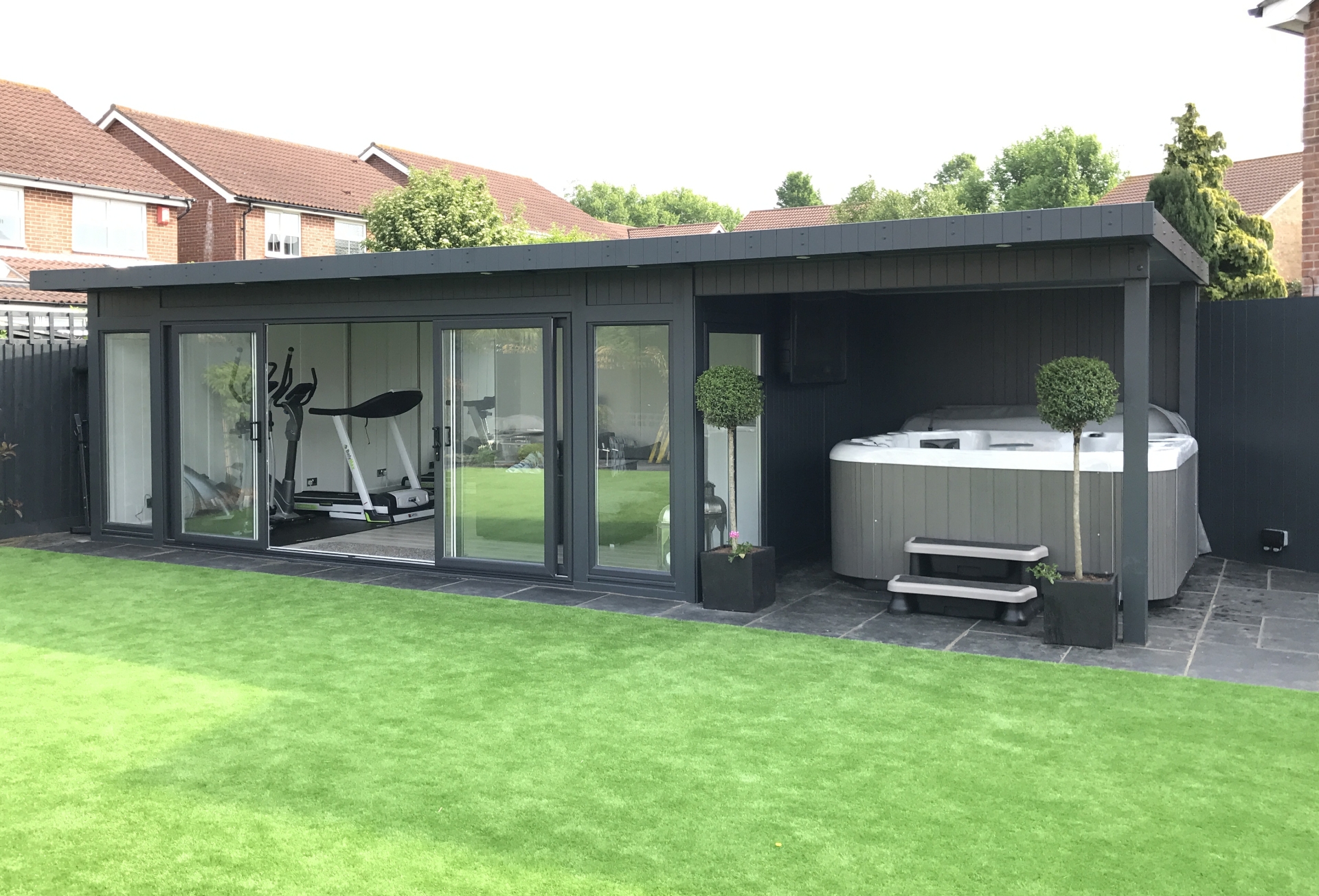 UPVC Garden Room With Hot Tub canopy East Sussex