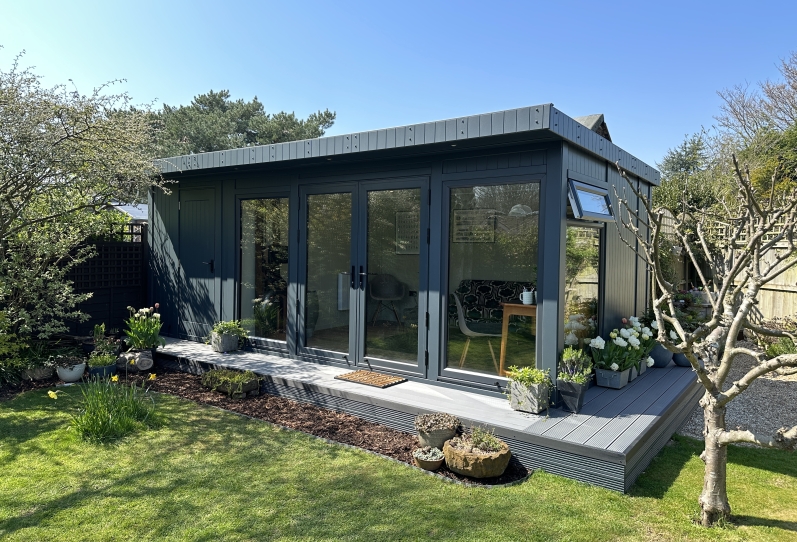 Modern Composite Clad Summer House UK
