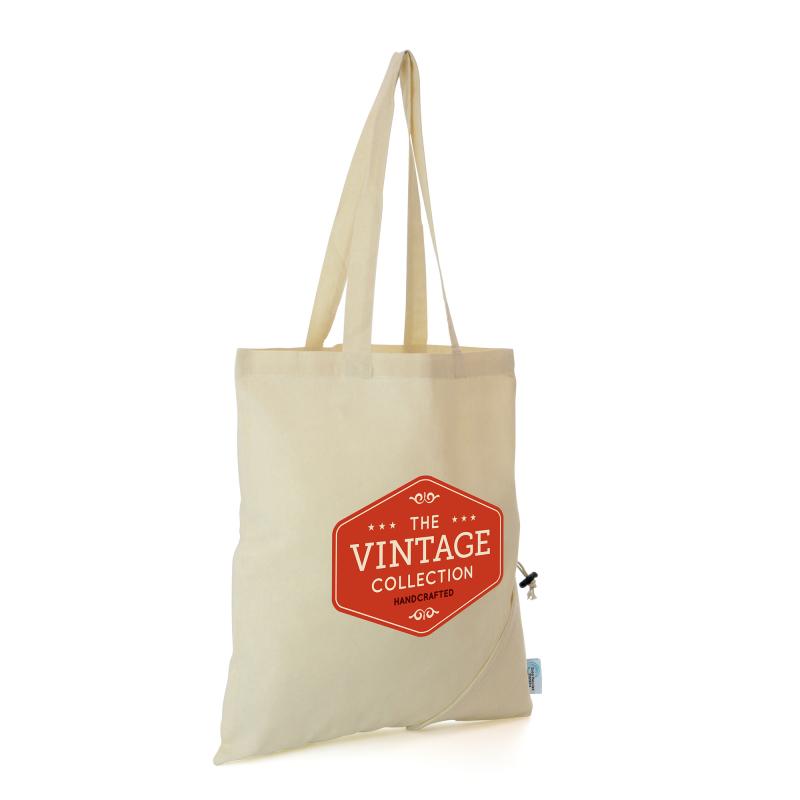 Eccleston Recycled Cotton Foldable Shopper