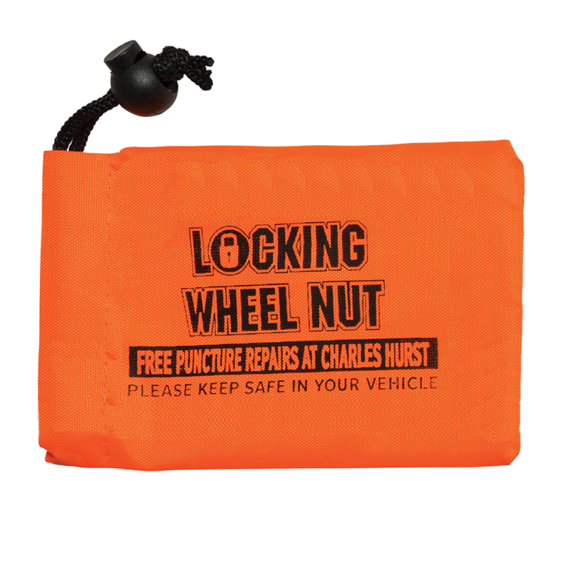 Large Locking Wheel Nut Bag (120x95mm: 210D Polyester)