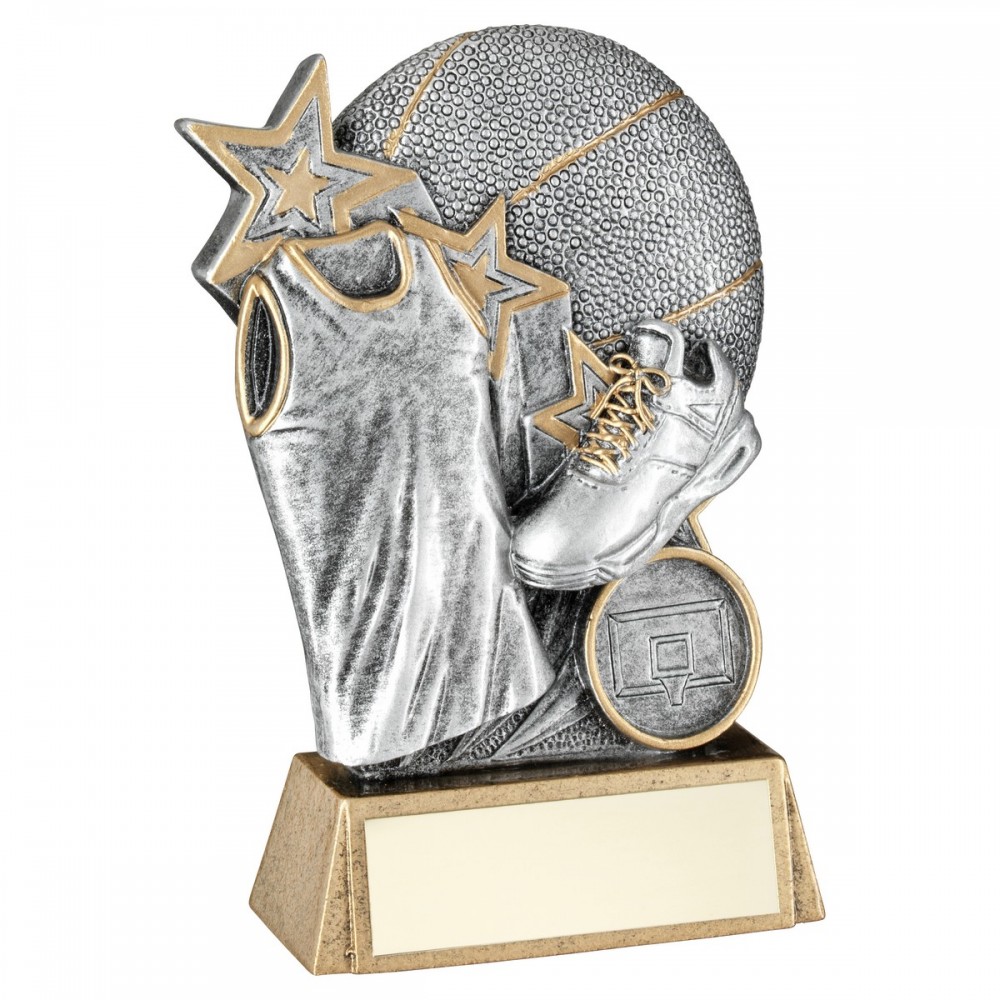 Resin 2 tone Basketball Award - 3 sizes