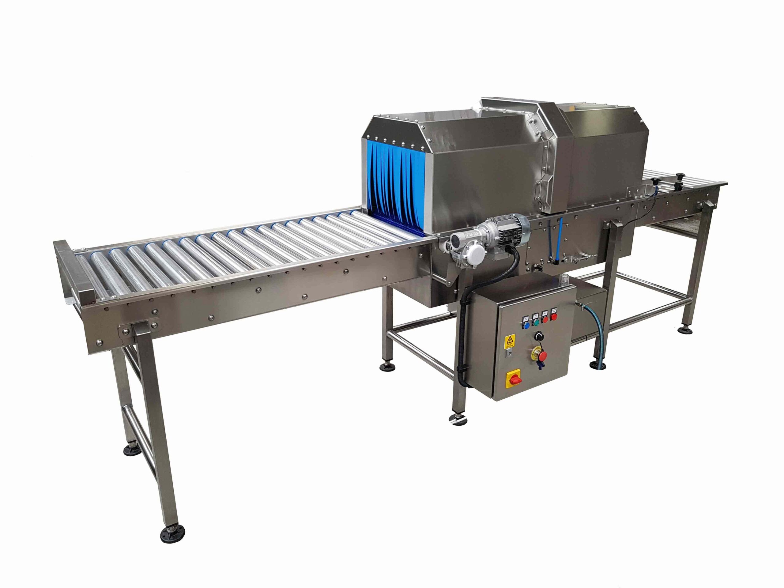 Specialist Suppliers of Stainless Steel Sanitising Conveyors