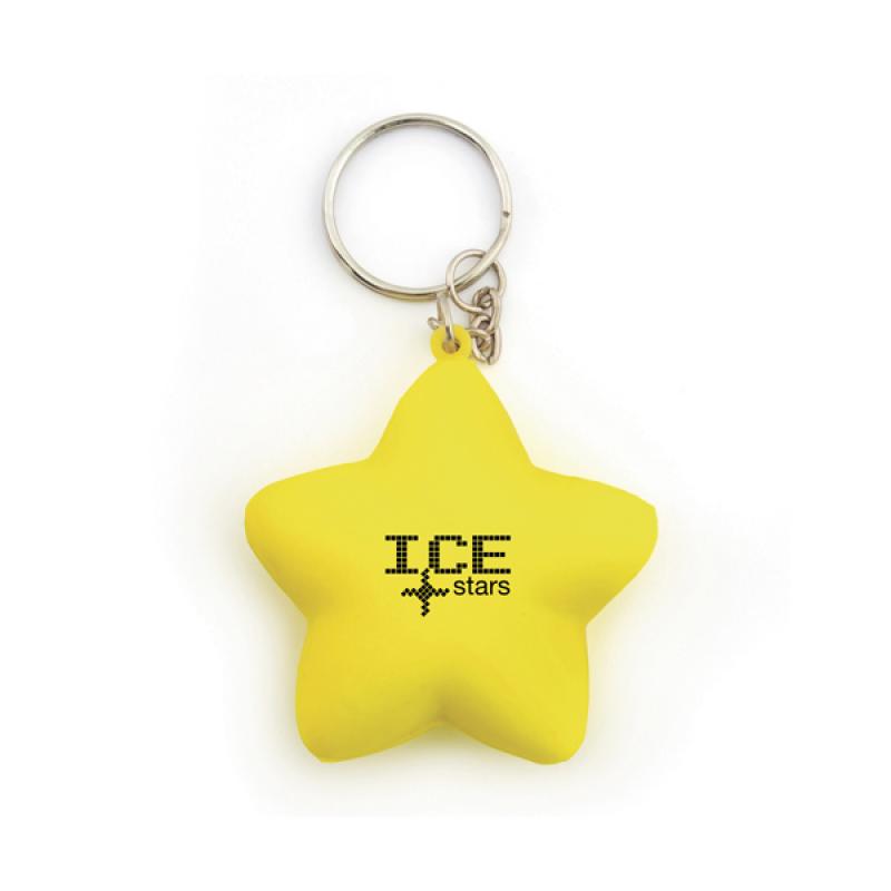 Stress Star Keyring