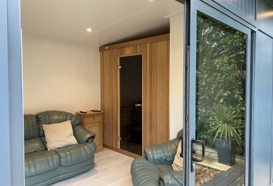 Luxury Garden Sauna Room UK
