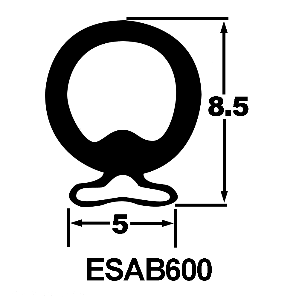UK Suppliers Of Bubble Gasket With Rigid 4.5mm Foot (5.5mm Bubble)