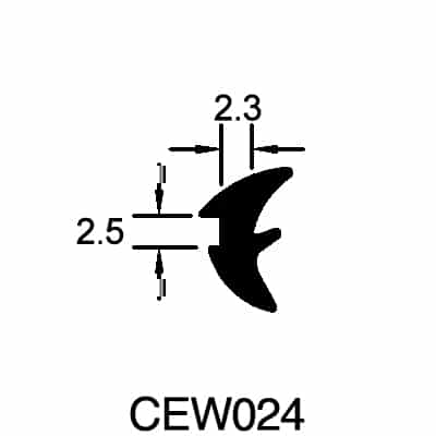 Wedge Gasket (2.5mm x 2.3mm)