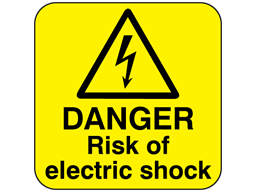 Danger risk of electric shock