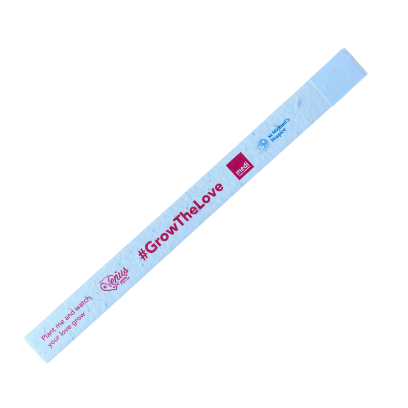 Seed Paper Wristbands
