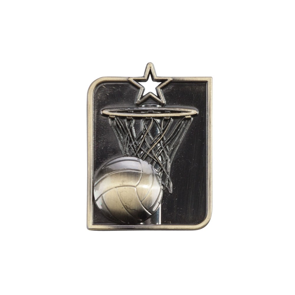 Centurion Star Die Cast Netball 3D Medal