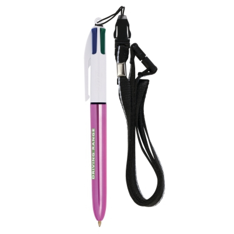 BIC&#174; 4 Colours Shine + Lanyard