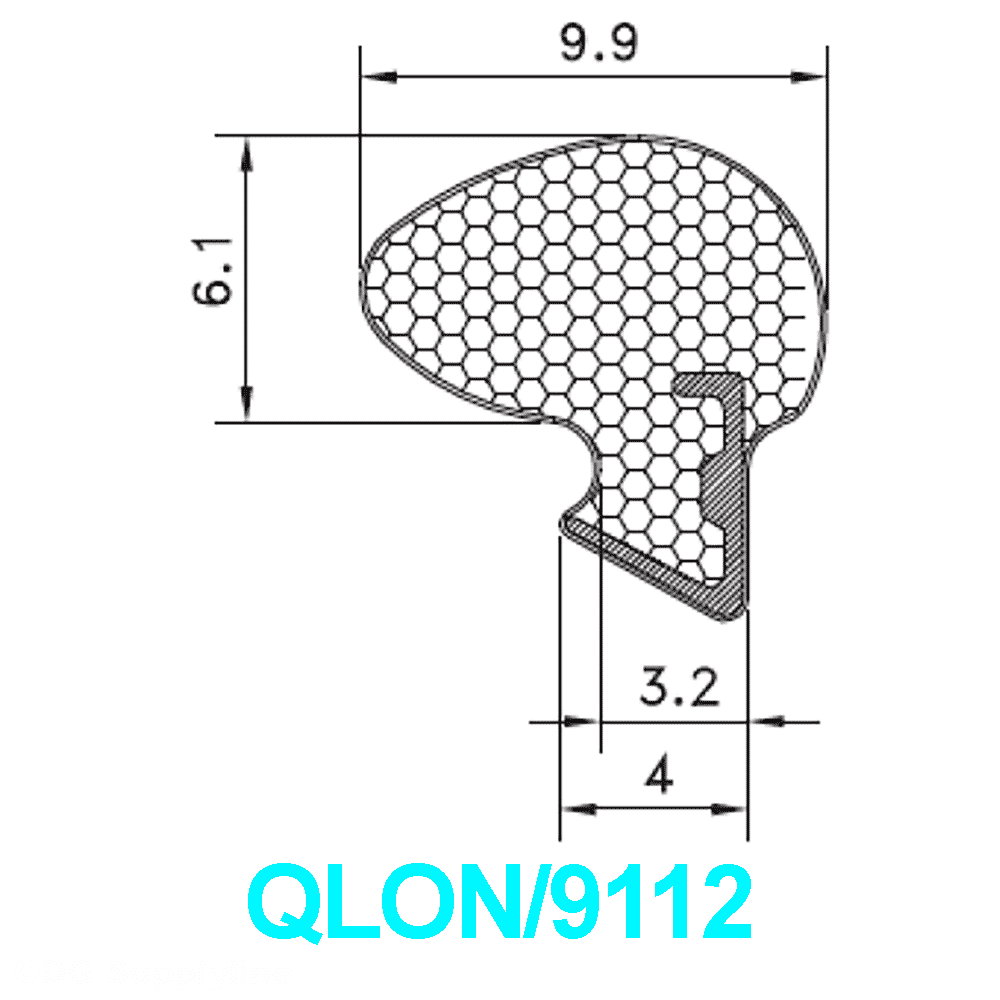 Specialist Suppliers Of Schlegel Q-LON Weatherseal 9112 (10m Bag)