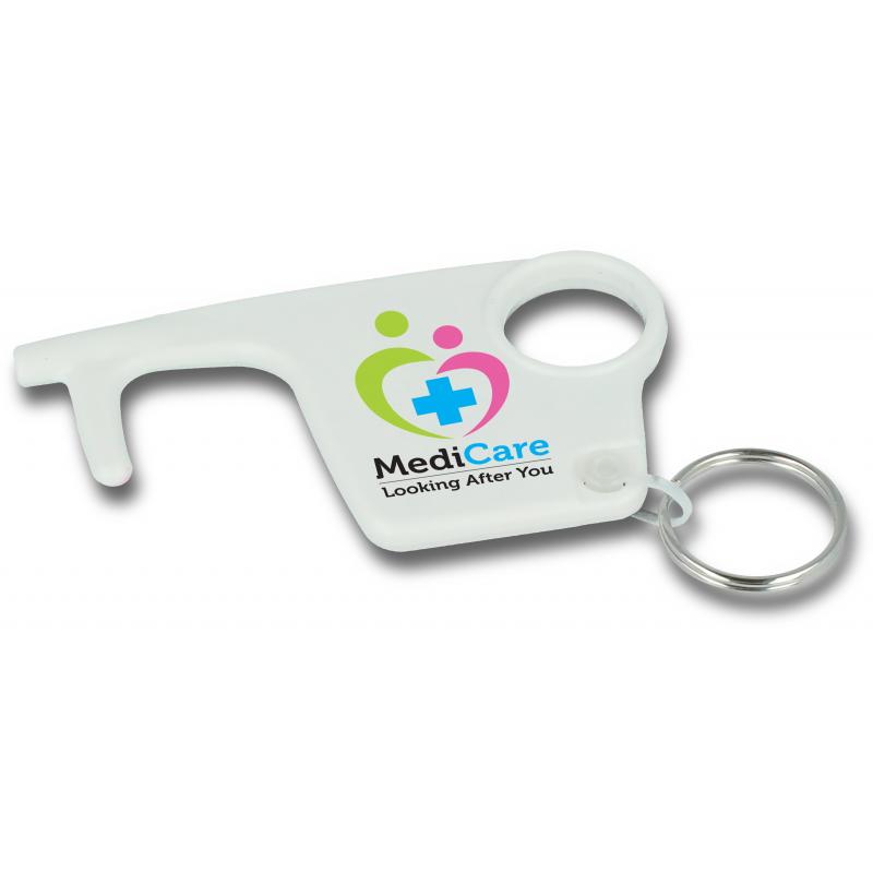 100% Recycled Hygiene Hook Keyring