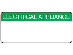 Electrical appliance equiment label