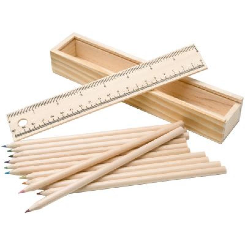 Pines 12-piece woooden pencil set