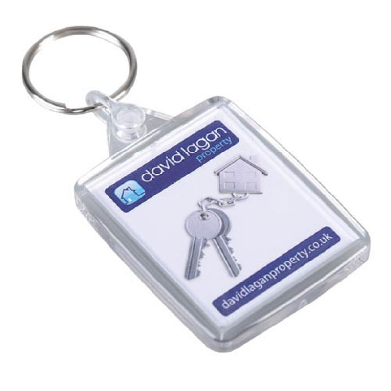 Acrylic Passport Keyring