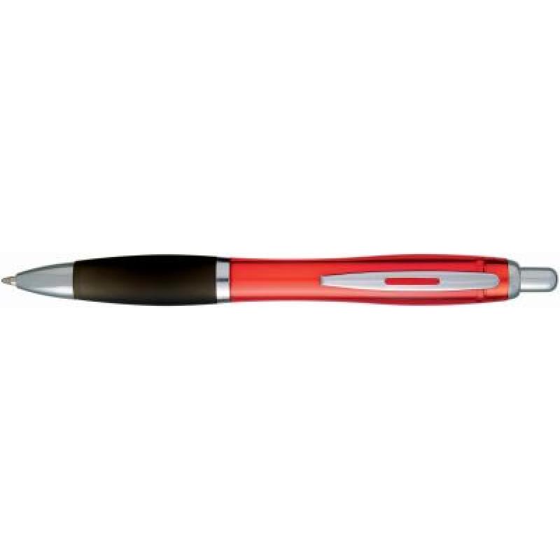 Nash ballpoint pen coloured barrel and black grip