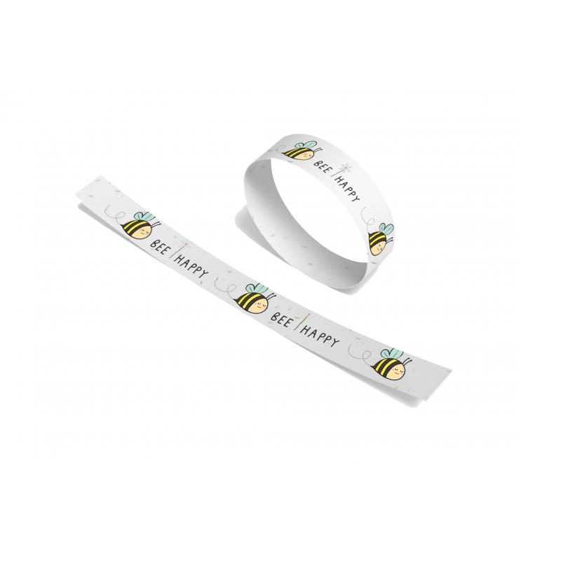 Seeded Paper Wristbands