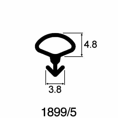 UK Suppliers Of Bubble Gasket 3.8mm x 4.8mm