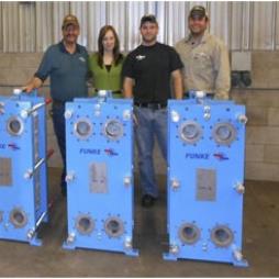 First Funke heat exchangers "Made in USA" delivered to Alstom Power