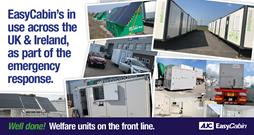 EASYCABIN UNITS ON THE FRONT LINE!