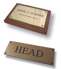 Engraved Surgery Signs