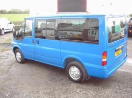 Blue Used 9 Seater Ford Tourneo Minibus