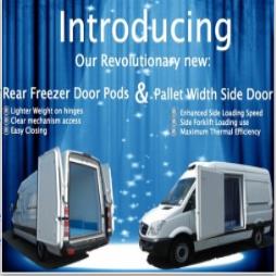 New Rear Freezer Door Pods for Panel Van Conversions
