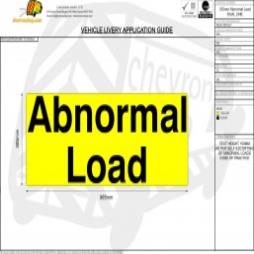 Abnormal Load Text - Dual Line